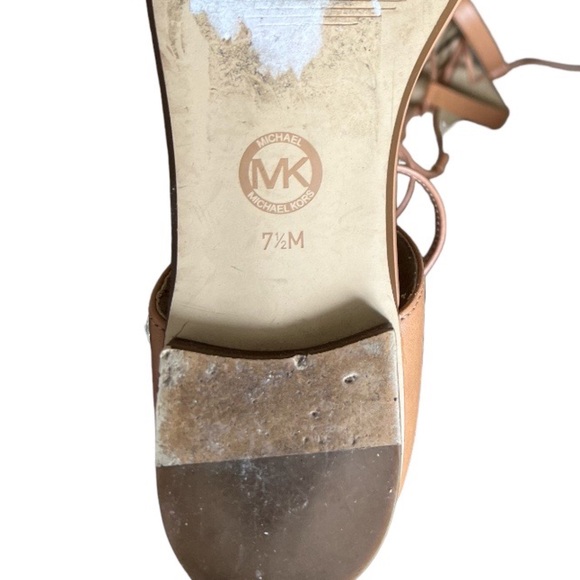 Michael Kors Leather Gladiator Sandals - Picture 5 of 5